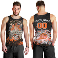 Personalized Arizona Men Tank Top Graffiti Street Art Southwest Cactus Route 66 Retro