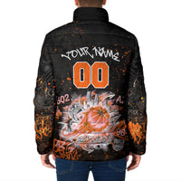 Personalized Arizona Padded Jacket Graffiti Street Art Southwest Cactus Route 66 Retro