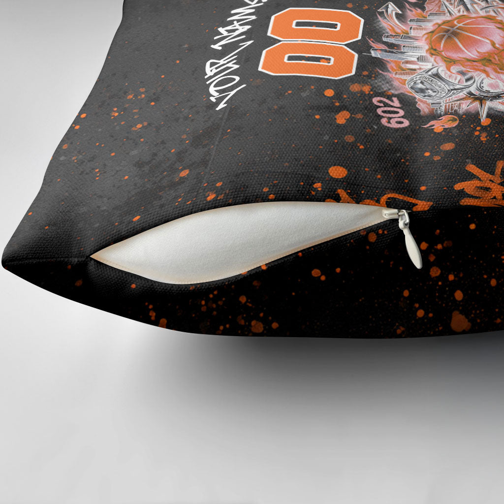 Personalized Arizona Pillow Cover Graffiti Street Art Southwest Cactus Route 66 Retro