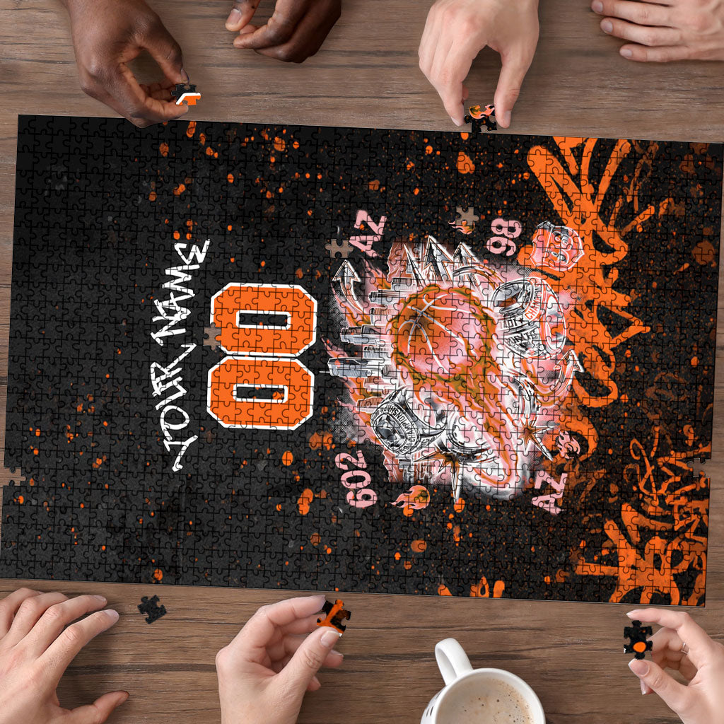 Personalized Arizona Puzzle Graffiti Street Art Southwest Cactus Route 66 Retro