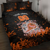 Personalized Arizona Quilt Bed Set Graffiti Street Art Southwest Cactus Route 66 Retro