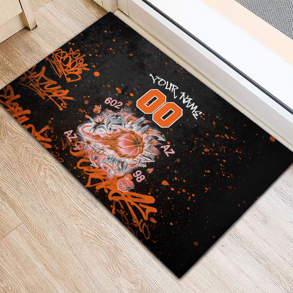 Personalized Arizona Rubber Doormat Graffiti Street Art Southwest Cactus Route 66 Retro