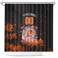 Personalized Arizona Shower Curtain Graffiti Street Art Southwest Cactus Route 66 Retro