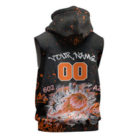 Personalized Arizona Sleeveless Hoodie Graffiti Street Art Southwest Cactus Route 66 Retro