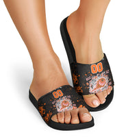 Personalized Arizona Slide Sandals Graffiti Street Art Southwest Cactus Route 66 Retro