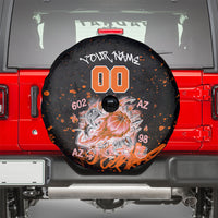 Personalized Arizona Spare Tire Cover Graffiti Street Art Southwest Cactus Route 66 Retro
