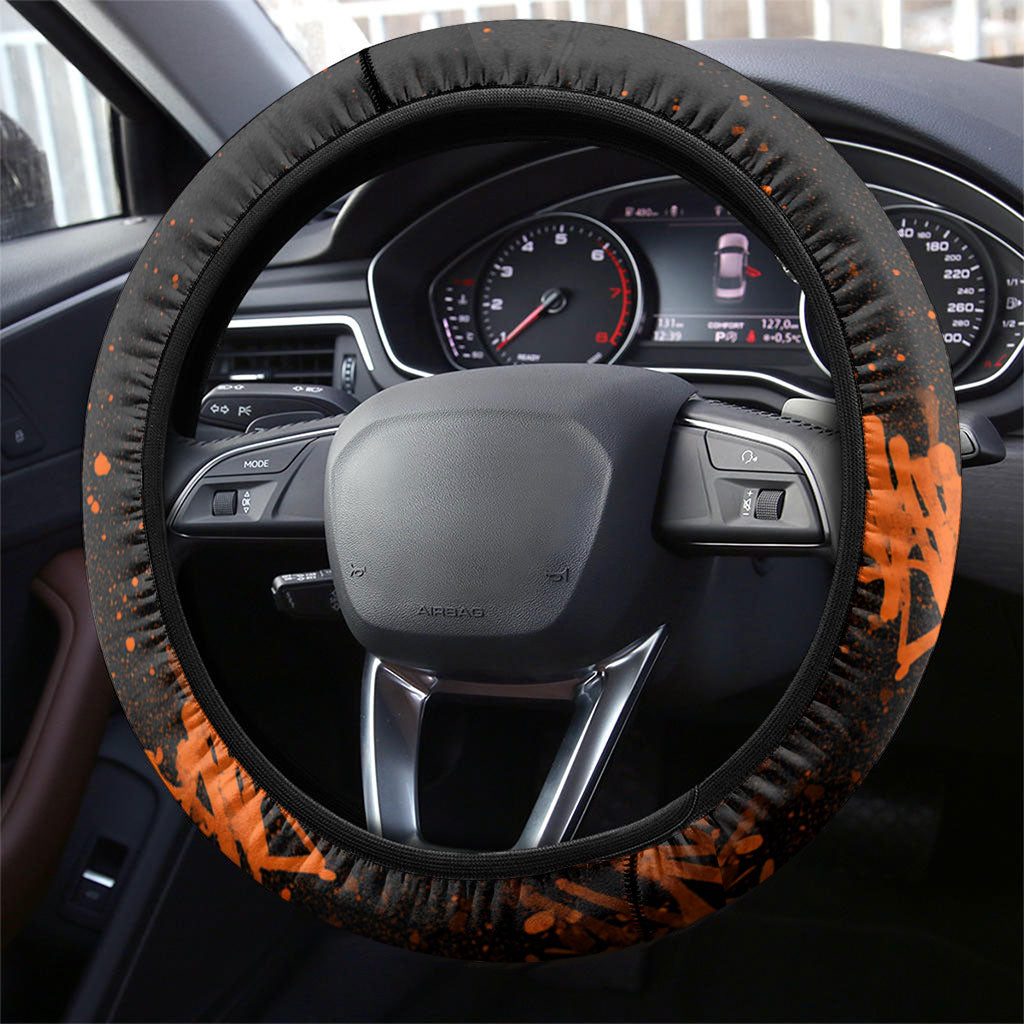Arizona Steering Wheel Cover Graffiti Street Art Southwest Cactus Route 66 Retro
