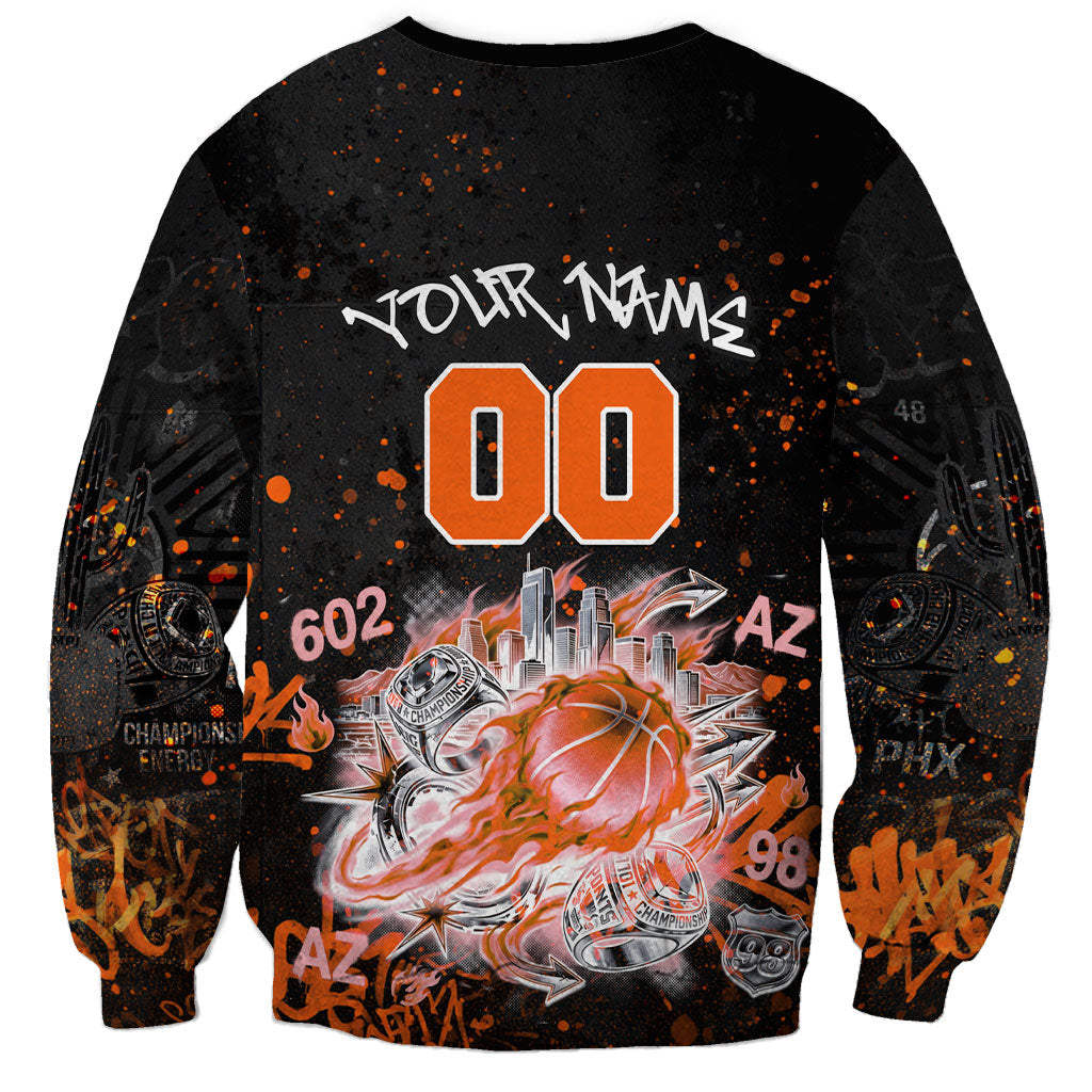 Personalized Arizona Sweatshirt Graffiti Street Art Southwest Cactus Route 66 Retro