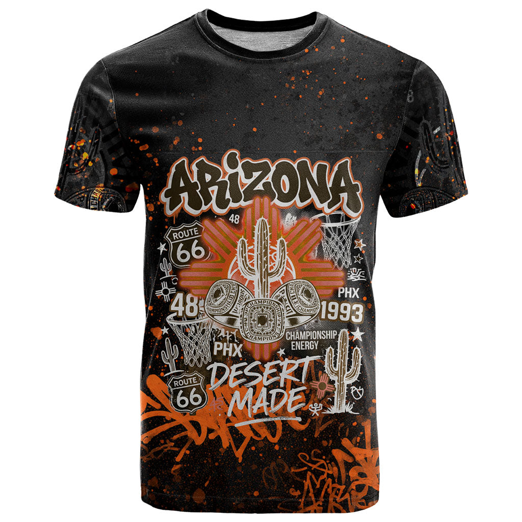 Personalized Arizona T Shirt Graffiti Street Art Southwest Cactus Route 66 Retro