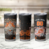 Personalized Arizona Tumbler Cup Graffiti Street Art Southwest Cactus Route 66 Retro