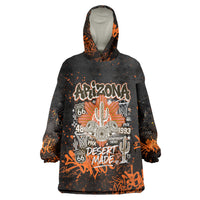 Personalized Arizona Wearable Blanket Hoodie Graffiti Street Art Southwest Cactus Route 66 Retro