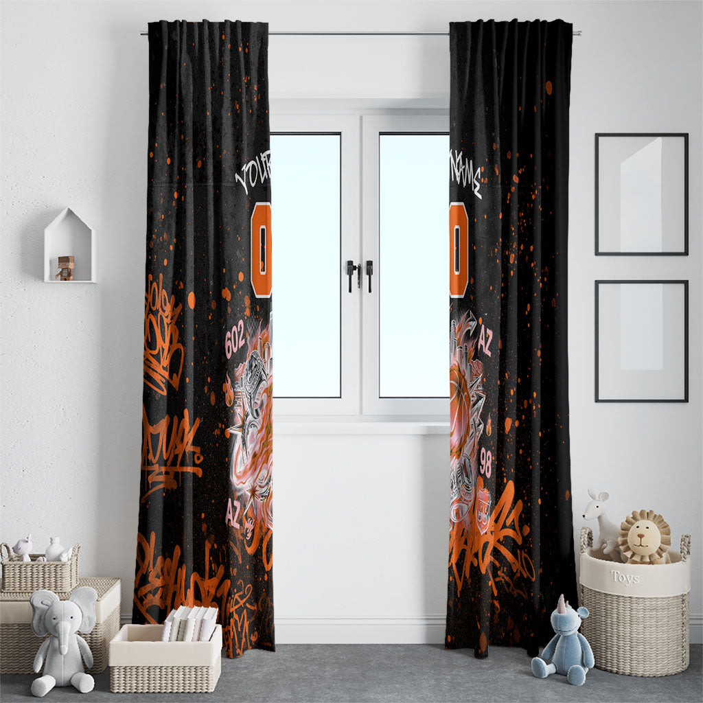 Personalized Arizona Window Curtain Graffiti Street Art Southwest Cactus Route 66 Retro