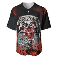 Personalized Arizona Street Graffiti Baseball Jersey Urban Phoenix Underground Art Phoenix Bird Rattlesnake