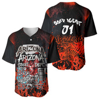 Personalized Arizona Street Graffiti Baseball Jersey Urban Phoenix Underground Art Phoenix Bird Rattlesnake