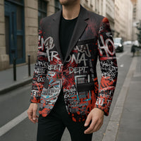 Personalized Arizona Street Graffiti Blazer Urban Phoenix Underground Art Phoenix Bird Rattlesnake