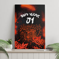 Personalized Arizona Street Graffiti Canvas Wall Art Urban Phoenix Underground Art Phoenix Bird Rattlesnake