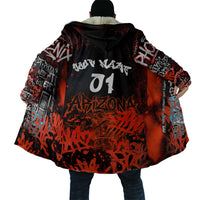 Personalized Arizona Street Graffiti Cloak Urban Phoenix Underground Art Phoenix Bird Rattlesnake