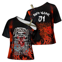 Personalized Arizona Street Graffiti Cross Shoulder Shirt Urban Phoenix Underground Art Phoenix Bird Rattlesnake