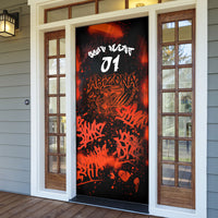 Personalized Arizona Street Graffiti Door Cover Urban Phoenix Underground Art Phoenix Bird Rattlesnake