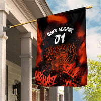 Personalized Arizona Street Graffiti Garden Flag Urban Phoenix Underground Art Phoenix Bird Rattlesnake