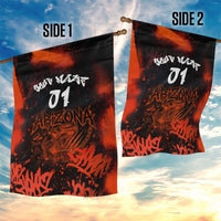 Personalized Arizona Street Graffiti Garden Flag Urban Phoenix Underground Art Phoenix Bird Rattlesnake