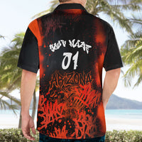 Personalized Arizona Street Graffiti Hawaiian Shirt Urban Phoenix Underground Art Phoenix Bird Rattlesnake