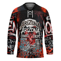 Personalized Arizona Street Graffiti Hockey Jersey Urban Phoenix Underground Art Phoenix Bird Rattlesnake