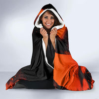 Personalized Arizona Street Graffiti Hooded Blanket Urban Phoenix Underground Art Phoenix Bird Rattlesnake