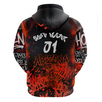 Personalized Arizona Street Graffiti Hoodie Urban Phoenix Underground Art Phoenix Bird Rattlesnake