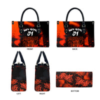 Personalized Arizona Street Graffiti Leather Bag Urban Phoenix Underground Art Phoenix Bird Rattlesnake