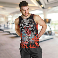Personalized Arizona Street Graffiti Men Tank Top Urban Phoenix Underground Art Phoenix Bird Rattlesnake