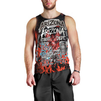 Personalized Arizona Street Graffiti Men Tank Top Urban Phoenix Underground Art Phoenix Bird Rattlesnake