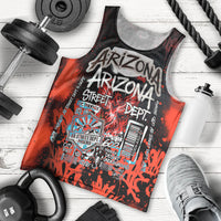 Personalized Arizona Street Graffiti Men Tank Top Urban Phoenix Underground Art Phoenix Bird Rattlesnake