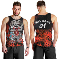 Personalized Arizona Street Graffiti Men Tank Top Urban Phoenix Underground Art Phoenix Bird Rattlesnake