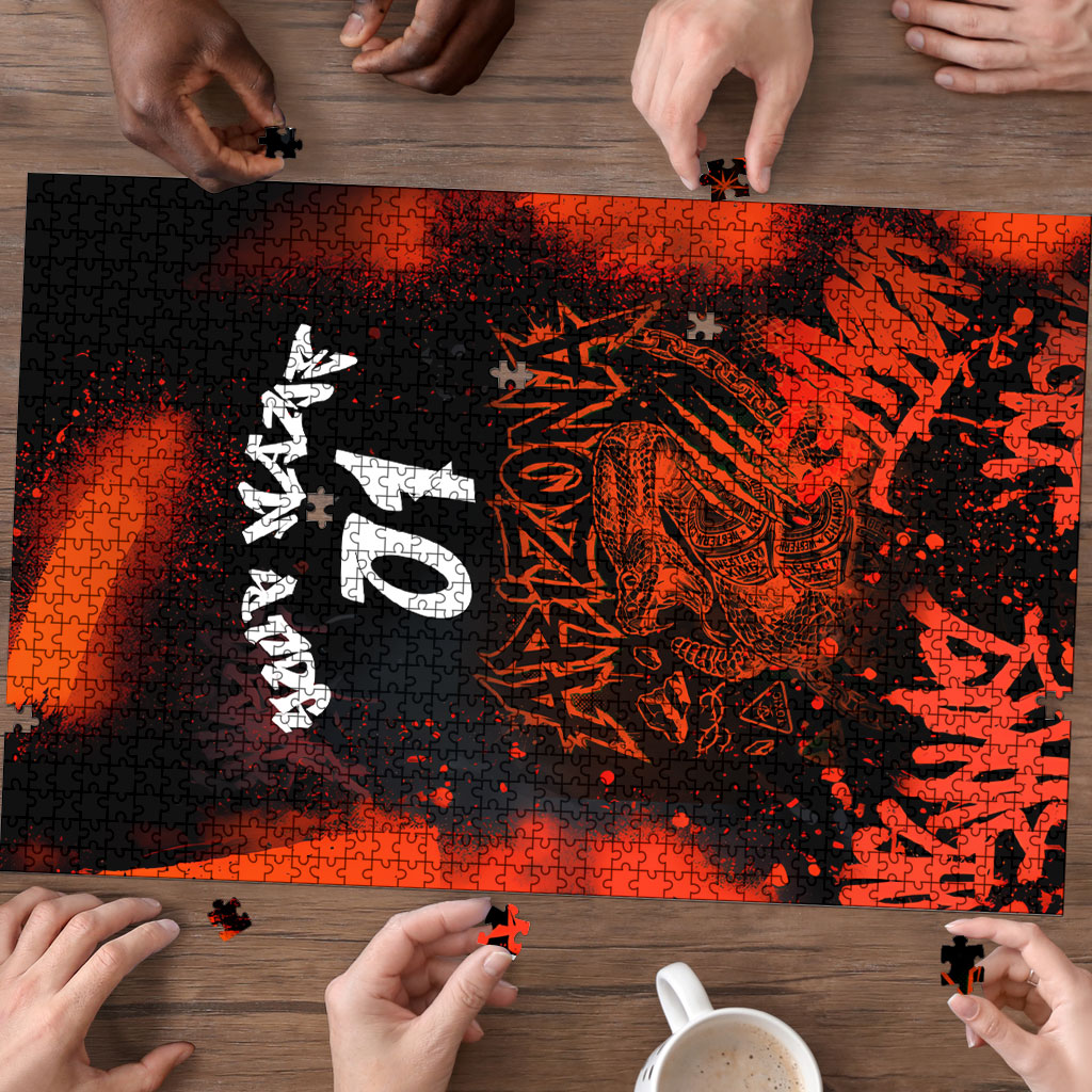 Personalized Arizona Street Graffiti Puzzle Urban Phoenix Underground Art Phoenix Bird Rattlesnake