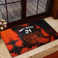 Personalized Arizona Street Graffiti Rubber Doormat Urban Phoenix Underground Art Phoenix Bird Rattlesnake