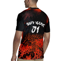 Personalized Arizona Street Graffiti Rugby Jersey Urban Phoenix Underground Art Phoenix Bird Rattlesnake