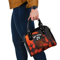 Personalized Arizona Street Graffiti Shoulder Handbag Urban Phoenix Underground Art Phoenix Bird Rattlesnake