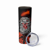 Personalized Arizona Street Graffiti Skinny Tumbler Urban Phoenix Underground Art Phoenix Bird Rattlesnake