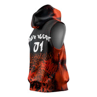 Personalized Arizona Street Graffiti Sleeveless Hoodie Urban Phoenix Underground Art Phoenix Bird Rattlesnake