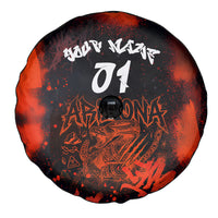 Personalized Arizona Street Graffiti Spare Tire Cover Urban Phoenix Underground Art Phoenix Bird Rattlesnake