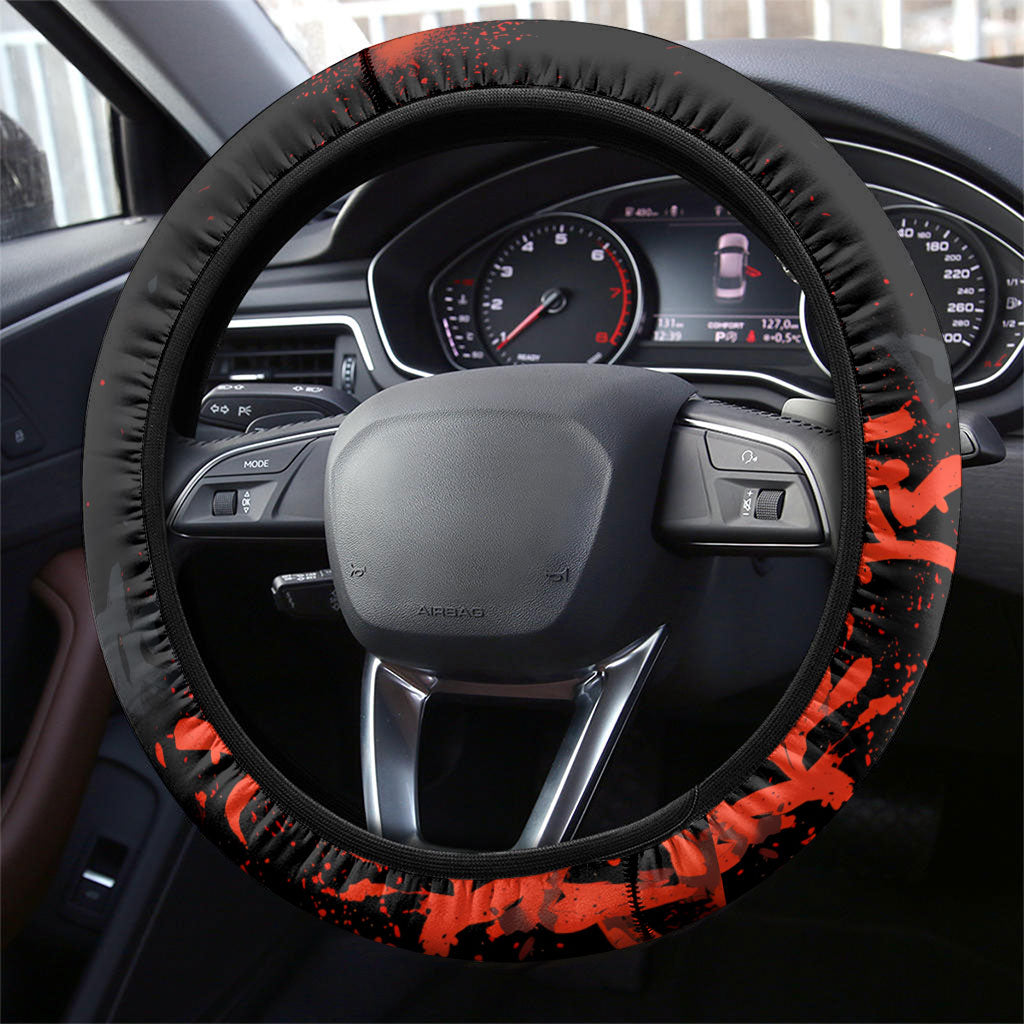 Arizona Street Graffiti Steering Wheel Cover Urban Phoenix Underground Art Phoenix Bird Rattlesnake