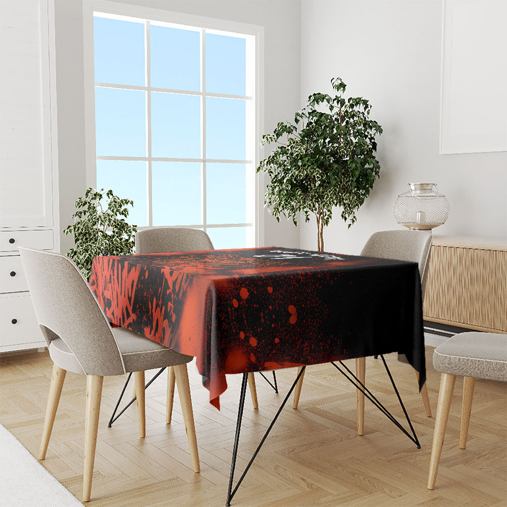 Personalized Arizona Street Graffiti Tablecloth Urban Phoenix Underground Art Phoenix Bird Rattlesnake