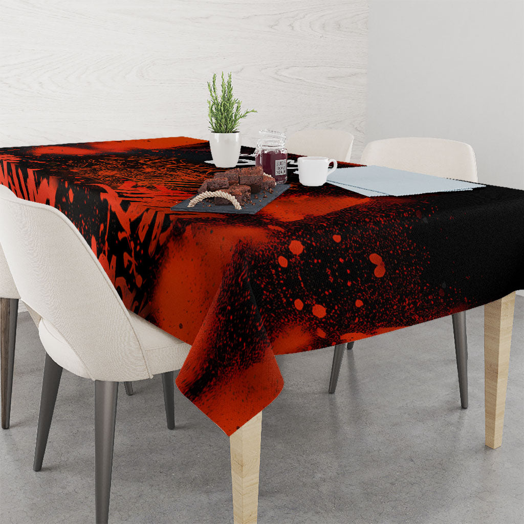 Personalized Arizona Street Graffiti Tablecloth Urban Phoenix Underground Art Phoenix Bird Rattlesnake