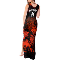 Personalized Arizona Street Graffiti Tank Maxi Dress Urban Phoenix Underground Art Phoenix Bird Rattlesnake