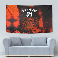 Personalized Arizona Street Graffiti Tapestry Urban Phoenix Underground Art Phoenix Bird Rattlesnake
