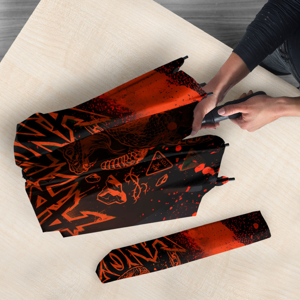 Personalized Arizona Street Graffiti Umbrella Urban Phoenix Underground Art Phoenix Bird Rattlesnake