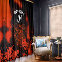 Personalized Arizona Street Graffiti Window Curtain Urban Phoenix Underground Art Phoenix Bird Rattlesnake