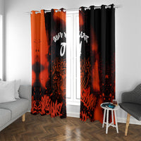 Personalized Arizona Street Graffiti Window Curtain Urban Phoenix Underground Art Phoenix Bird Rattlesnake