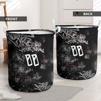 Personalized California West Coast Graffiti Laundry Basket Urban Los Angeles Street Art - Hollywood LAX